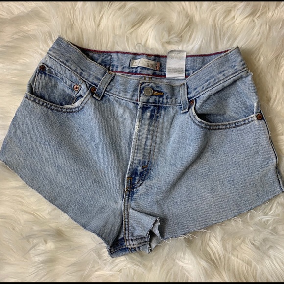 LEVI custom STUDDED denim shorts - Picture 4 of 6